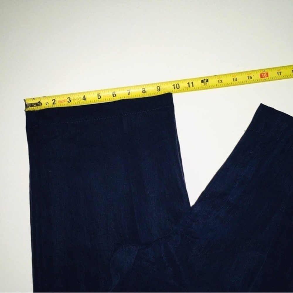 Gap Pleated Navy Blue Softsuit Trouser Size 4 - Picture 6 of 7